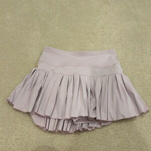 Gold hinge light pink tennis skirt